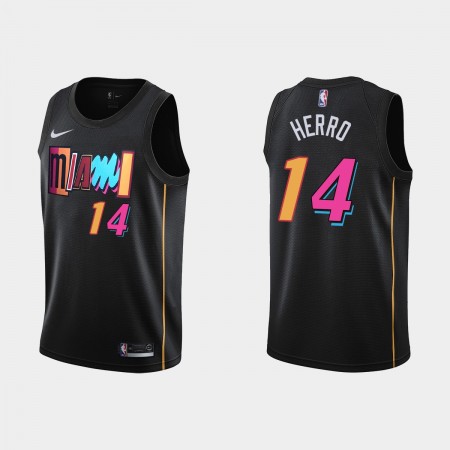 Herren NBA Miami Heat Trikot Tyler Herro 14 Nike 2021-2022 City Edition Swingman